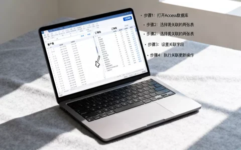 Access数据如何关联更新数据库表，有哪些步骤？