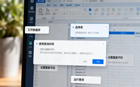 Access中如何查找重复数据库，具体操作步骤是什么？