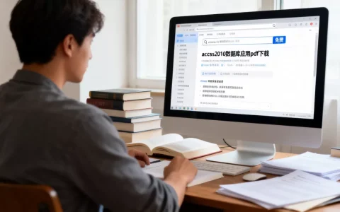 access2010数据库应用pdf怎么下载？，免费吗
