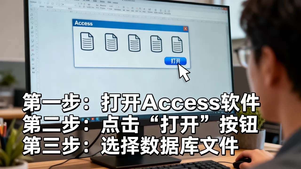 access如何打开数据库,操作步骤有哪些? access如何打开数据库,操作步骤有哪些?
