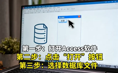 access如何打开数据库，操作步骤有哪些？