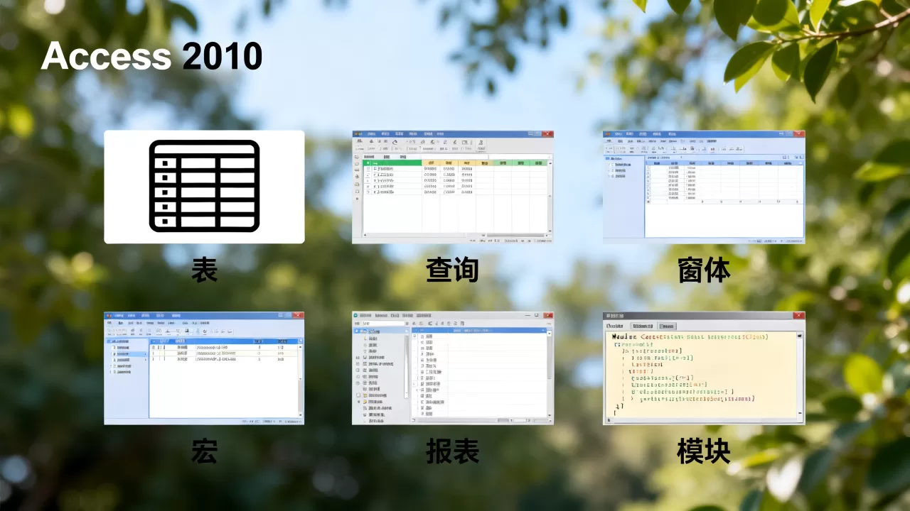 access2010数据库对象类型有哪些?,怎么用? access2010数据库对象类型有哪些?,怎么用?