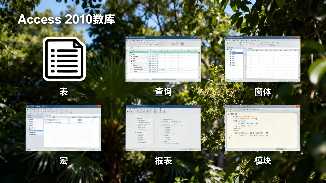 access2010数据库对象类型有哪些?,怎么用? access2010数据库对象类型有哪些?,怎么用?