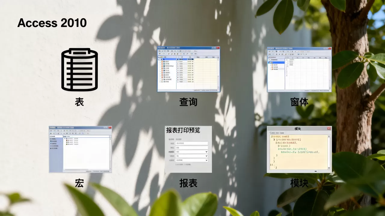 access2010数据库对象类型有哪些?,怎么用? access2010数据库对象类型有哪些?,怎么用?