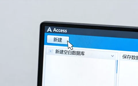 Access中空数据库的创建方法是什么，怎么用？