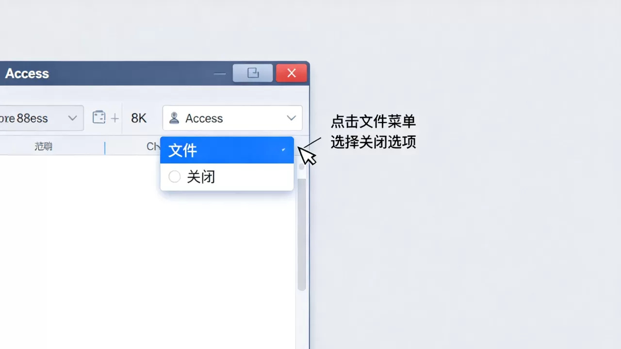 access如何关闭数据库对象?,的步骤是什么? access如何关闭数据库对象?,的步骤是什么?
