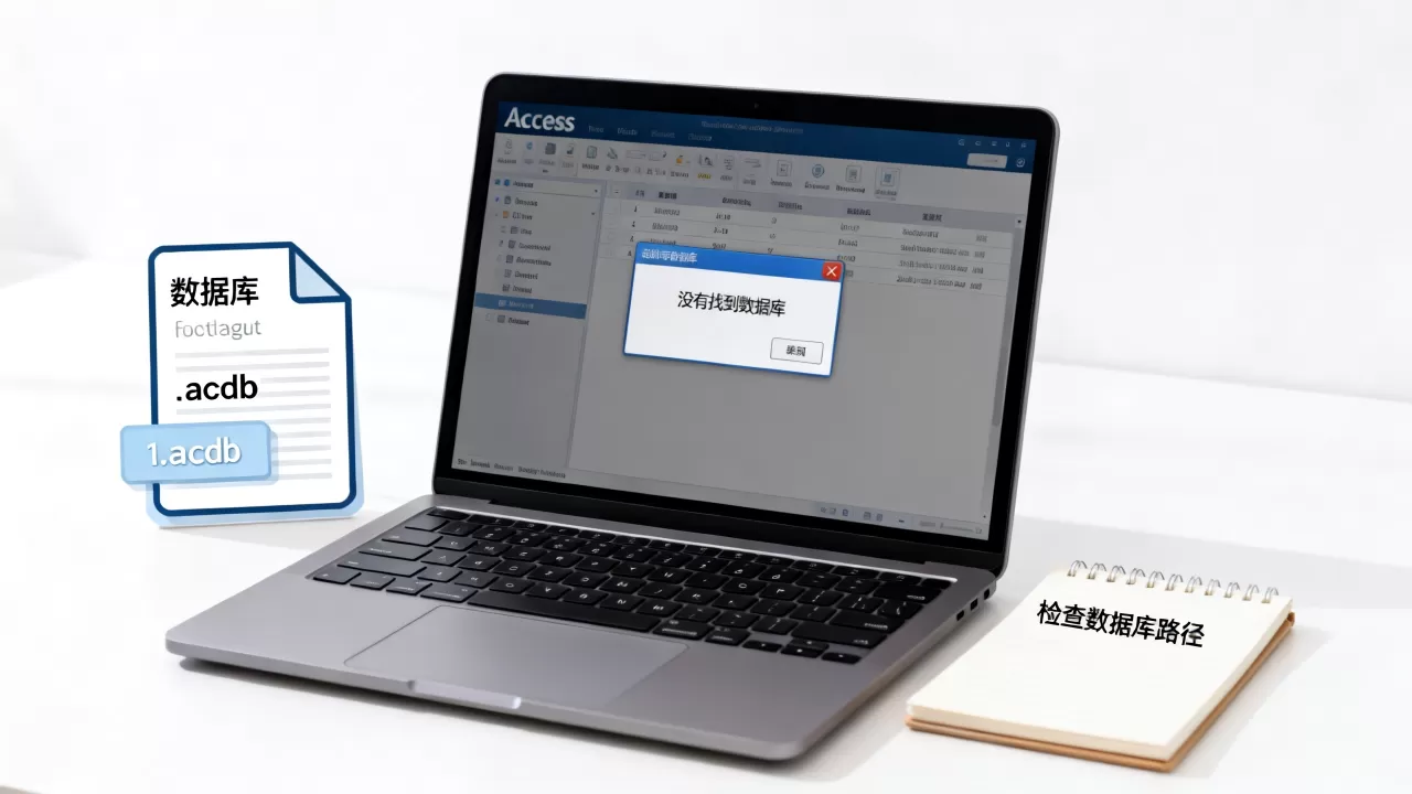 Access提示没有数据库怎么解决,是什么原因? Access提示没有数据库怎么解决,是什么原因?