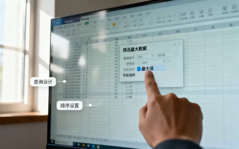 如何筛选Access中的最大数据，怎么做？