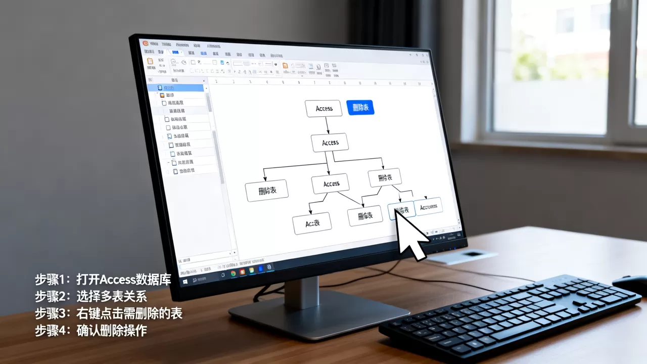 Access多表删除数据库表怎么操作，具体步骤是什么