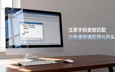 access数据库sql查询怎么用，有哪些注意事项