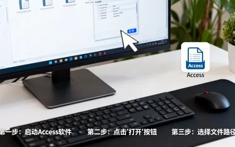 Access数据库文件打开的具体操作方法是什么？,怎么打开