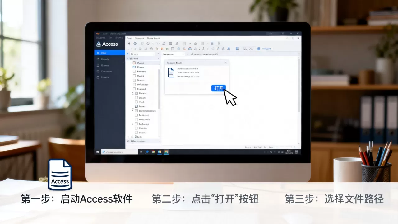 Access数据库文件打开的具体操作方法是什么?,怎么打开 Access数据库文件打开的具体操作方法是什么?,怎么打开