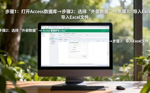 Access如何把外部Excel导入数据库？，步骤是什么？