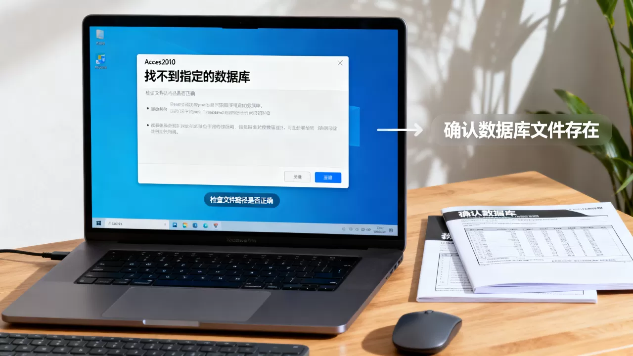 为什么Access2010找不到指定的数据库?,怎么解决 为什么Access2010找不到指定的数据库?,怎么解决