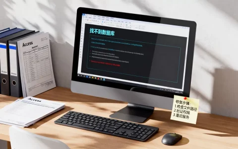 access找不到数据库怎么办，access数据库错误怎么修