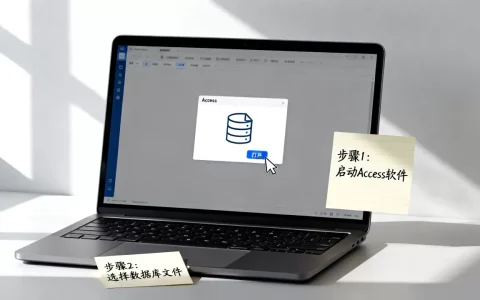 access打开你的数据库的方法是什么，操作步骤有哪些？