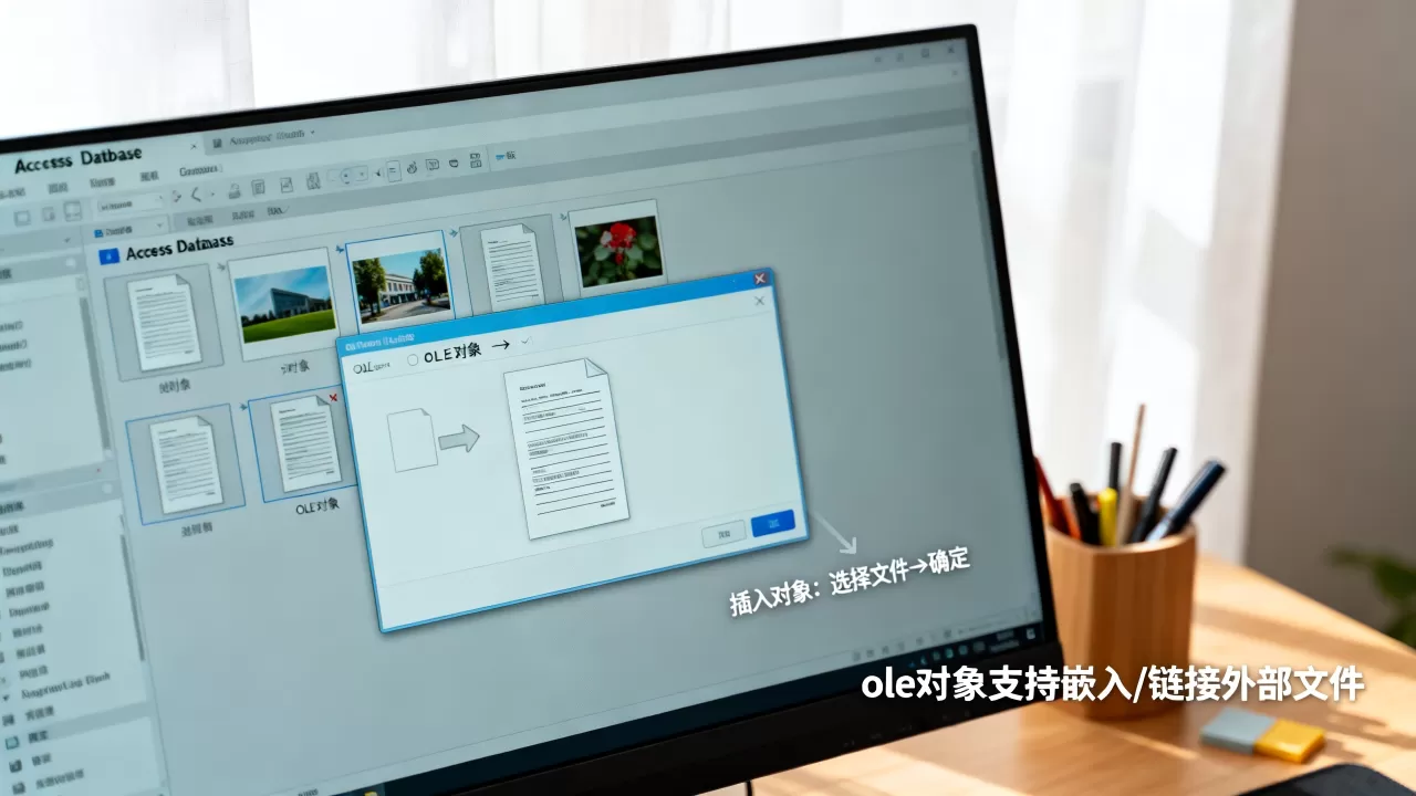 access数据库ole对象的主要功能是什么，怎么用