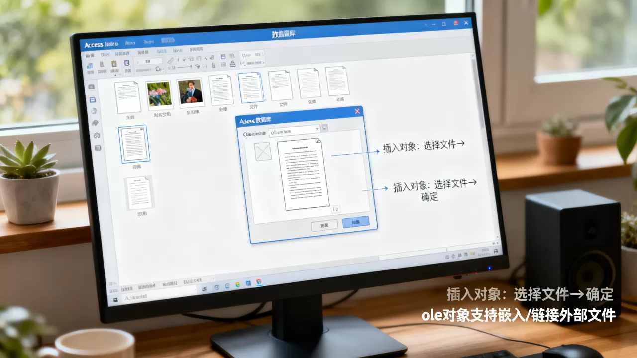 access数据库ole对象的主要功能是什么，怎么用