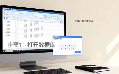 Access2010如何加密数据库，怎么设置密码