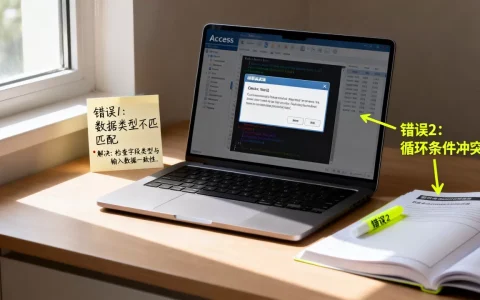 Access填充循环数据库常见错误有哪些，怎么解决？