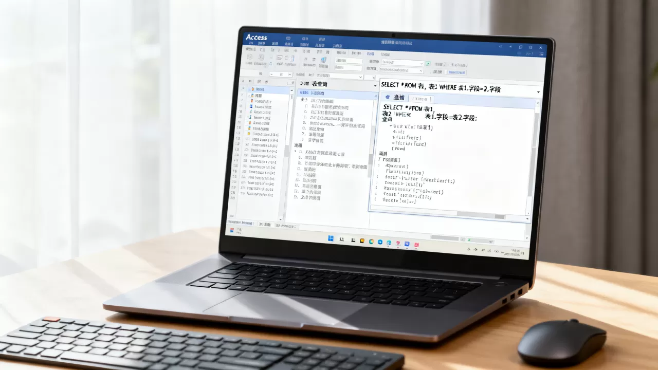 Access两表查询数据库表怎么做？，怎么查询