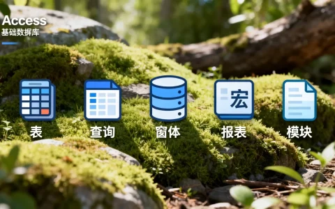 Access基本数据库对象有哪些，怎么用？