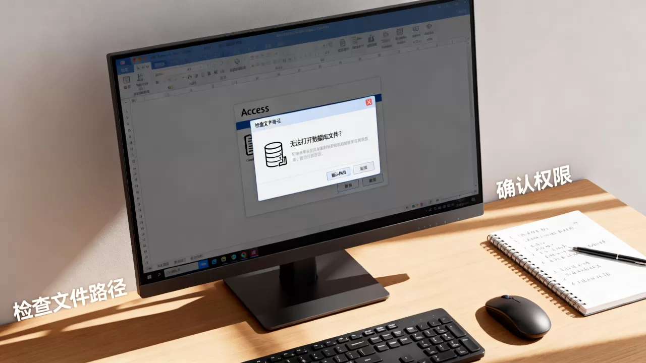 为什么access不能打开数据库文件，怎么解决？