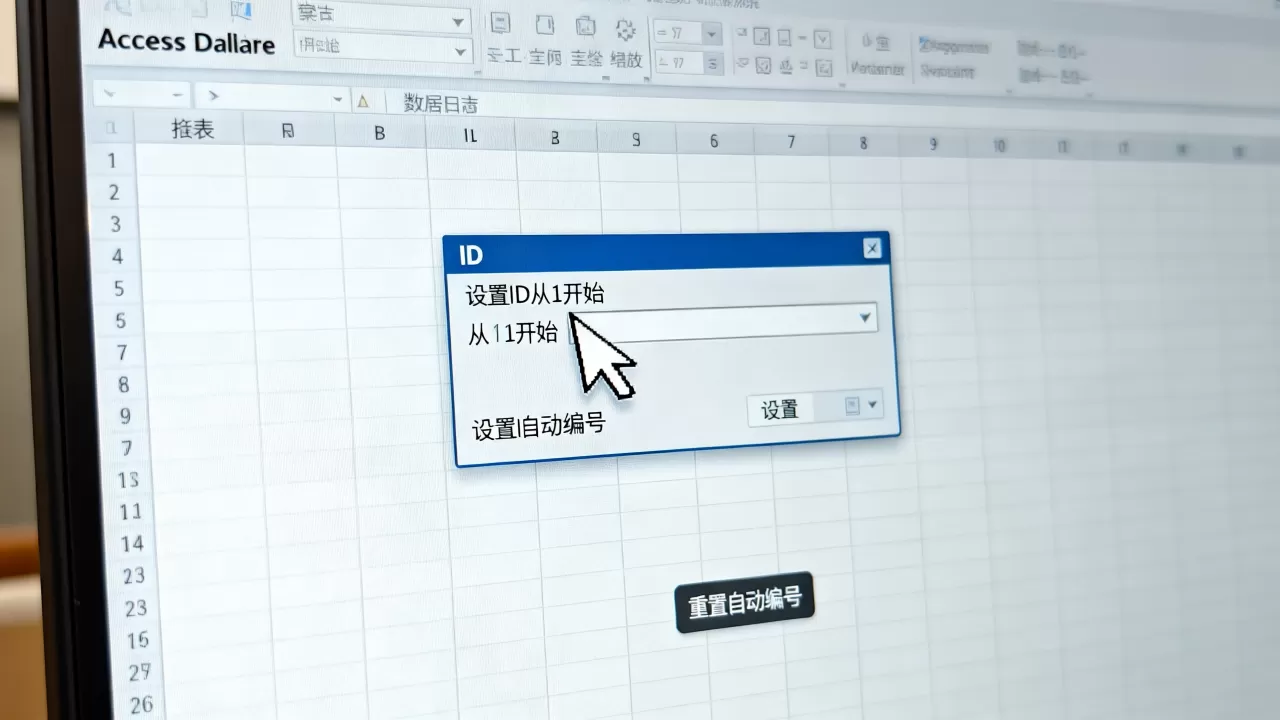 Access数据库ID从1开始怎么设置？,怎么重置自动编号？