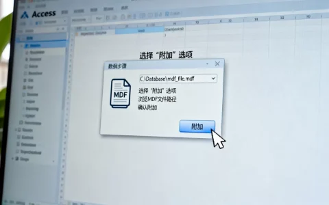 Access如何将MDF文件附加到本地数据库，操作步骤有哪些？