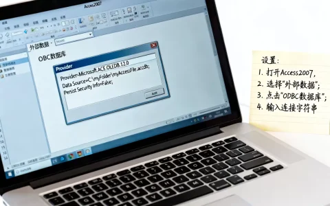 Access2007数据库连接字符串是什么？，怎么设置
