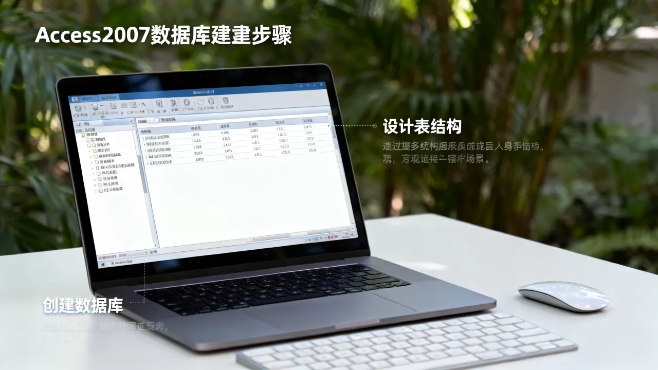 Access2007数据库怎么建立，步骤是什么