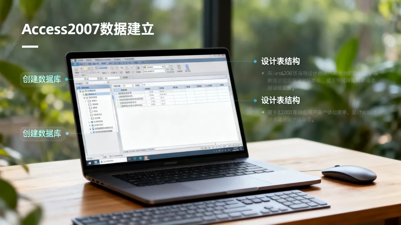 Access2007数据库怎么建立，步骤是什么