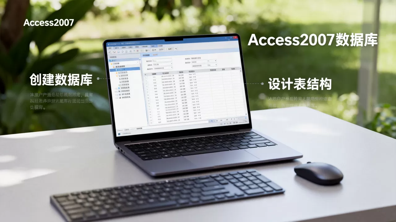 Access2007数据库怎么建立，步骤是什么