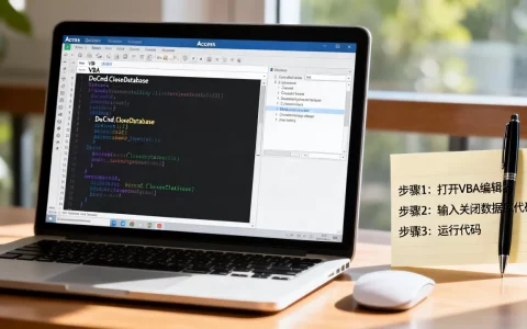Access关闭数据库代码如何编写，有哪些步骤？