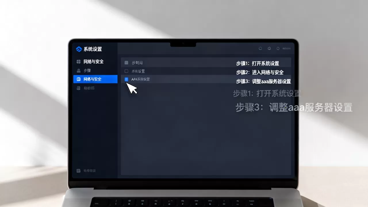 如何通过系统设置彻底解决aaa服务器不能跳过的问题, 怎么办