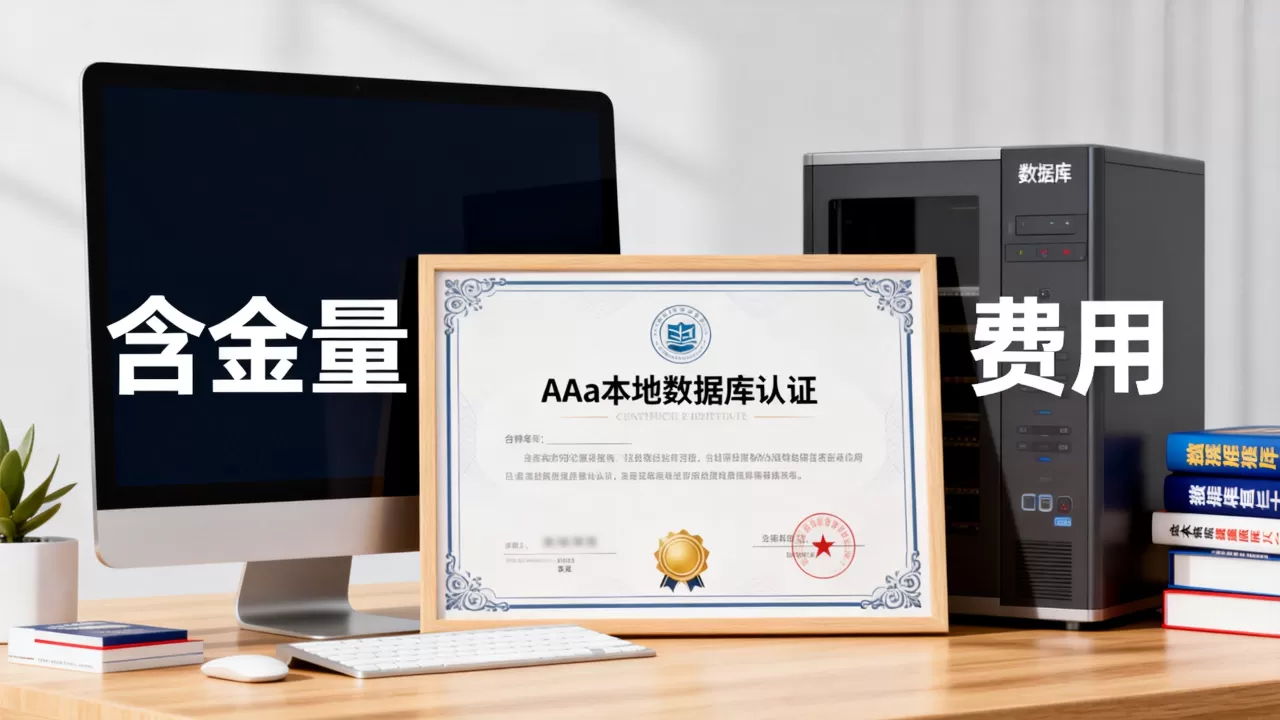 aaa本地数据库认证含金量高吗，多少钱？