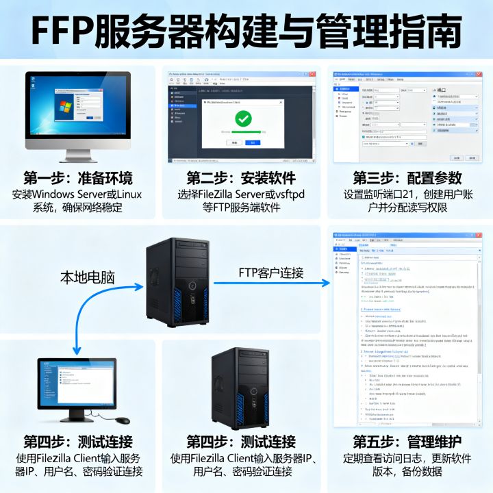 如何构建和管理FTP服务器，FTP服务器搭建步骤是什么