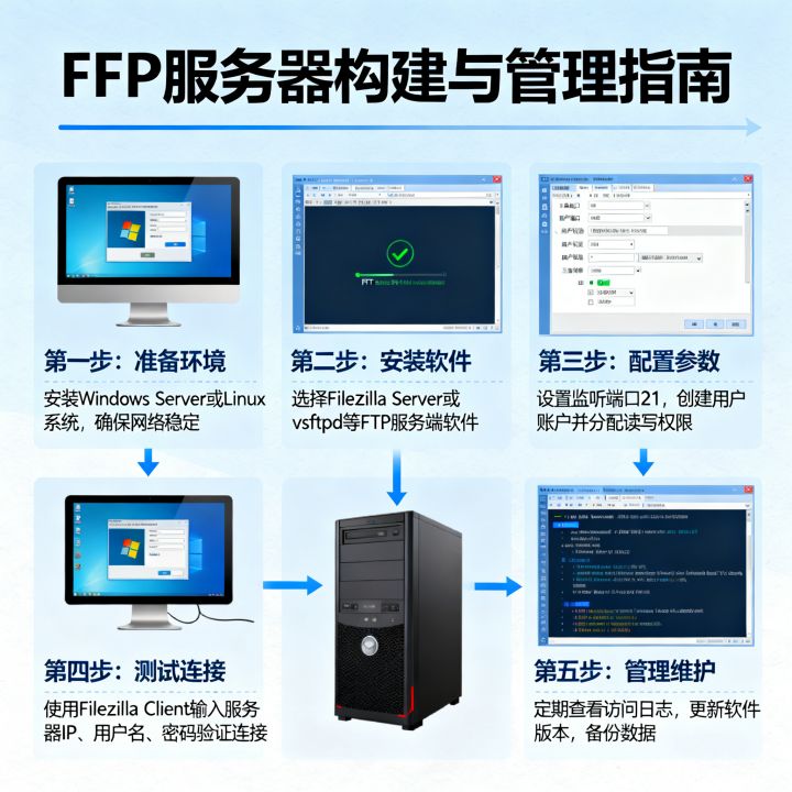 如何构建和管理FTP服务器，FTP服务器搭建步骤是什么