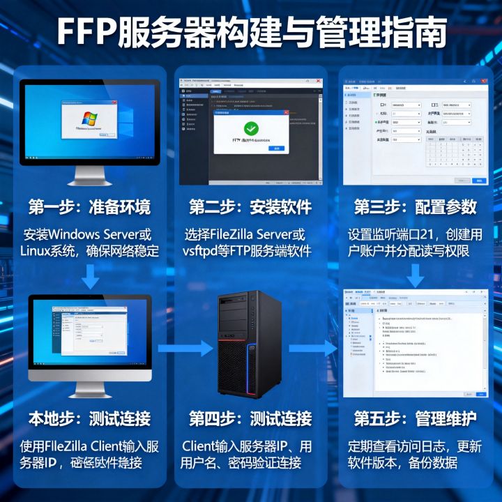如何构建和管理FTP服务器，FTP服务器搭建步骤是什么