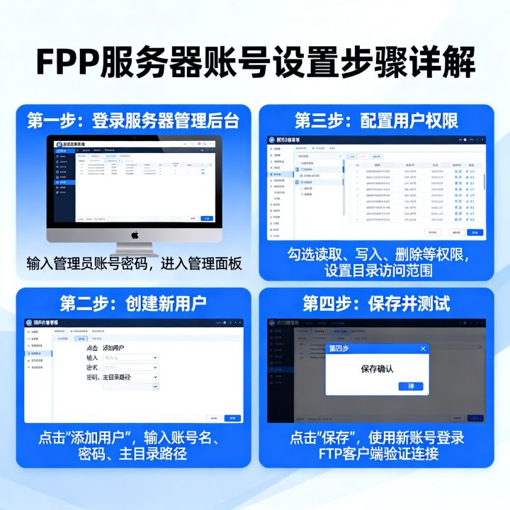 FTP服务器账号怎么设置?FTP账号设置步骤详解 FTP服务器账号怎么设置?FTP账号设置步骤详解