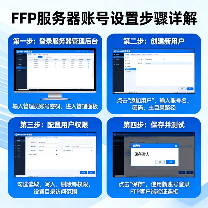 FTP服务器账号怎么设置?FTP账号设置步骤详解 FTP服务器账号怎么设置?FTP账号设置步骤详解