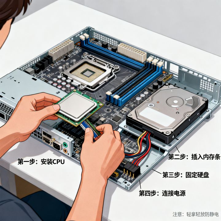 服务器主机怎么组装,新手如何组装服务器主机 服务器主机怎么组装,新手如何组装服务器主机