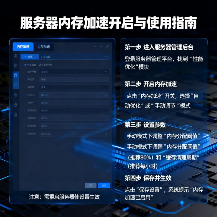 服务器内存加速如何开启和使用?,服务器内存加速设置方法 服务器内存加速如何开启和使用?,服务器内存加速设置方法