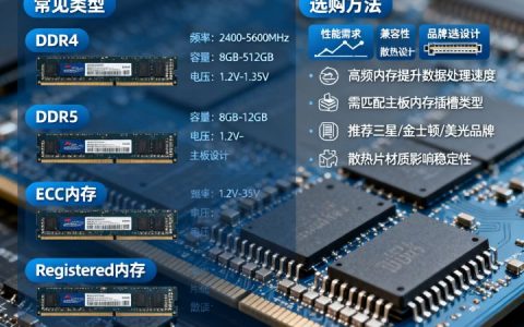 服务器内存常见类型有哪些？服务器内存条怎么选购？