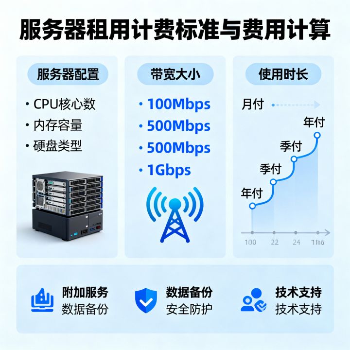 服务器租用计费标准是什么?服务器租用费用怎么算 服务器租用计费标准是什么?服务器租用费用怎么算