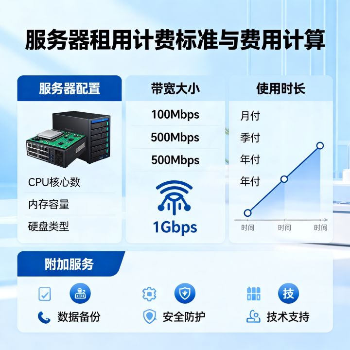 服务器租用计费标准是什么?服务器租用费用怎么算 服务器租用计费标准是什么?服务器租用费用怎么算