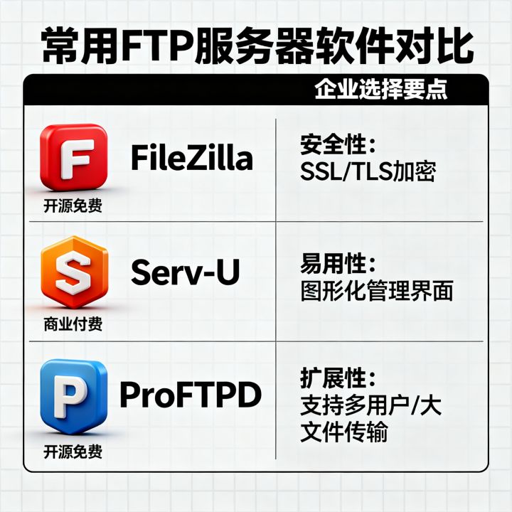 FTP服务器软件哪个好用?如何选择适合企业的方案 FTP服务器软件哪个好用?如何选择适合企业的方案