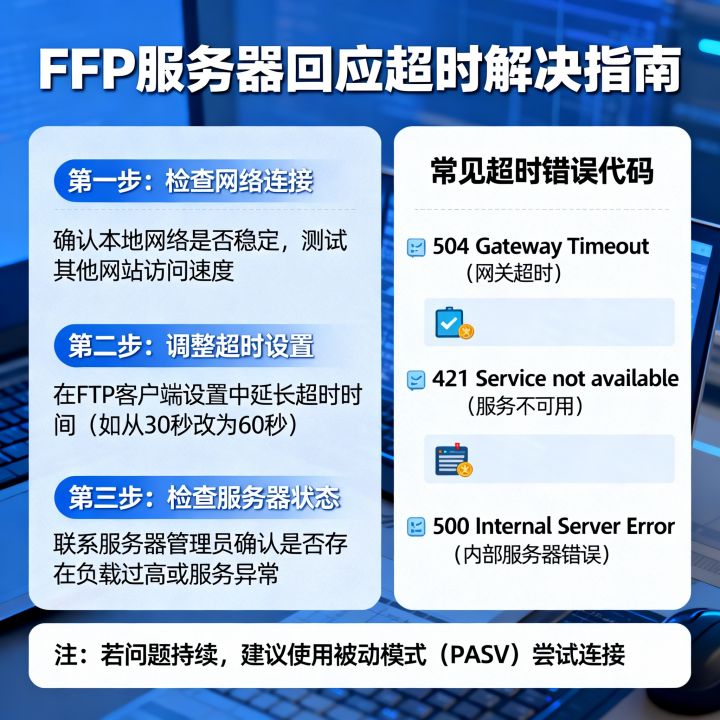 FTP服务器回应超时怎么解决?FTP服务器回应错误代码 FTP服务器回应超时怎么解决?FTP服务器回应错误代码