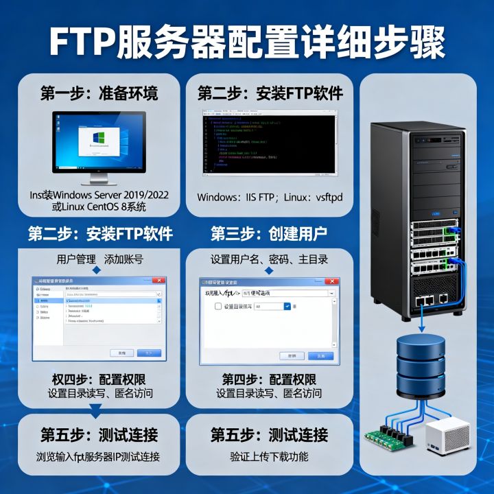 如何配置FTP服务器？FTP服务器配置详细步骤是什么