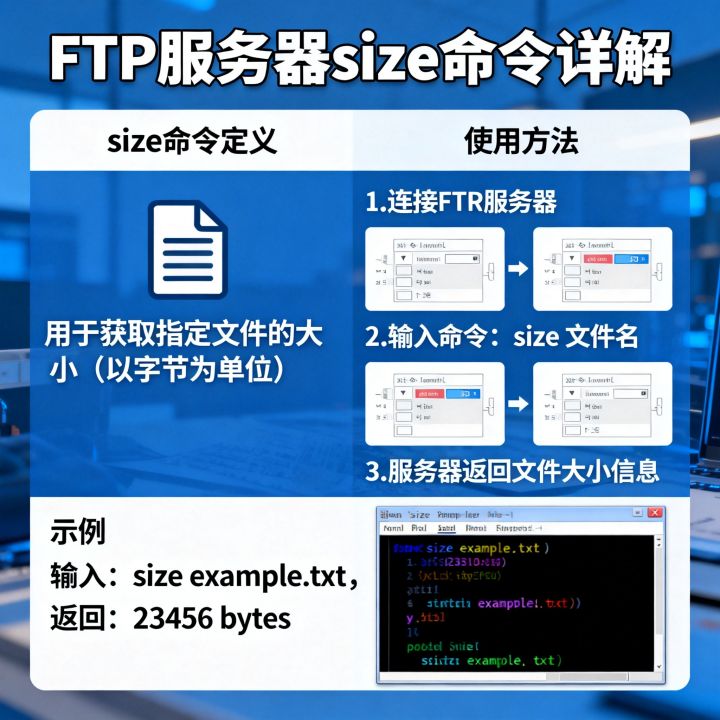 FTP服务器size命令是什么?,FTP size命令怎么用 FTP服务器size命令是什么?,FTP size命令怎么用